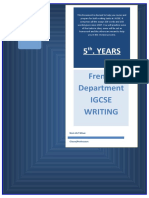 Igcse Writing - Booklet