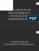 Los Lapsos en El Procedimiento Contencioso-Administrativo Definitivo