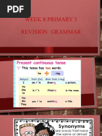 Revision Grammar P3 Week 8