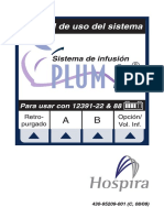 Manual Op Bomba de Infusion Hospira PLUM A+