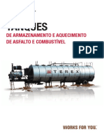 Tanques de Armazenamento e Aquecimento de Asfalto e Combustível