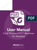 FoxitPhantomPDFBusiness802 Manual