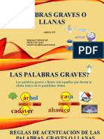 Palabras Graves o Llanas