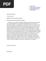 MEXT Scholarship Recommendation Form Sample | PDF