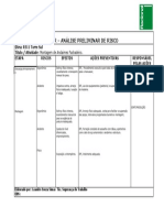 FR0080 - APR Análise Preliminar de Risco Montagem de Andaimes Fachadeiro