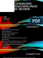 Power Generation From Road Using Piezo Electric Method1