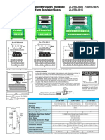 D-Sub Feedthrough Module Installation Instructions: ZL-RTB-DB25 ZL-RTB-DB09 ZL-RTB-DB15