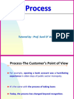 Process: Tutored By: Prof. Sunil D' Anto