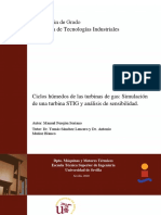 Simulación de un ciclo STIG para una turbina de gas LM6000