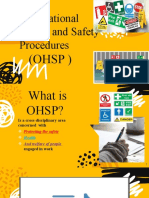 Occupational Health & Safety Procedures