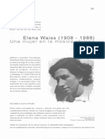 E L e N A Wa I S S (19 0 8 - 1 9 8 8) : Mujer en La Música Chilena