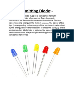 4) Light Emitting Diode:-: Photons. The Band Gap