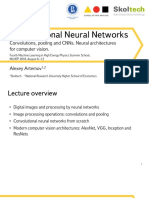 Convolutional Neural Networks: Convolutions, Pooling and Cnns. Neural Architectures For Computer Vision