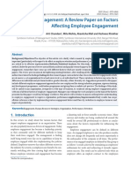 Employee Engagement A Review Paper On Factors Affe