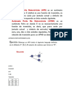 AFD y AFND: Diferencias entre autómatas finitos deterministas y no deterministas
