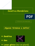 Genética Mendeliana Guia en Clase