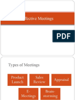 Summary Effective Meetings
