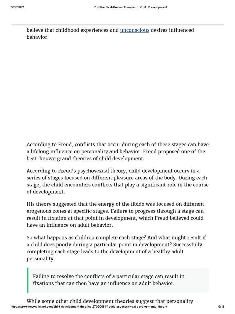 Key Theories of Child Development | PDF | Developmental Psychology ...