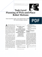 Task-Level Planning Pick-and-Place Motions: Robot