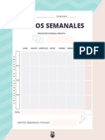 Plantilla Gastos Semanales