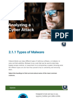 Analysing Cyper Attacks