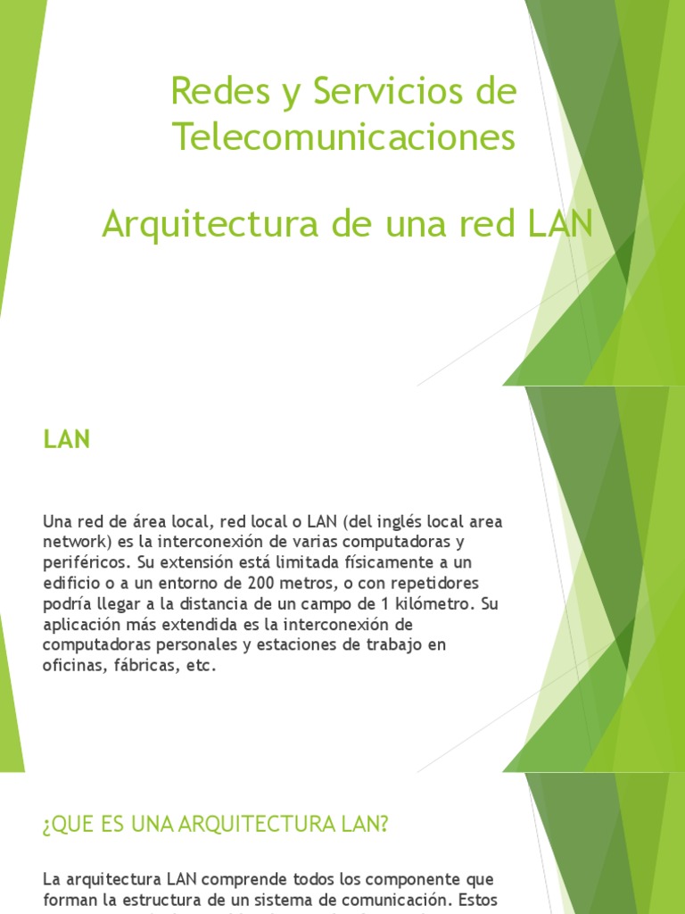 Arquitectura de Una Red LAN | PDF | Ethernet | Red de computadoras