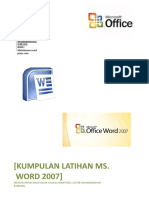 Kumpulan Latihan Ms Word 2007