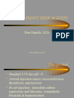 Induction Agents: Thiopental, Methohexital, Propofol, Etomidate, Ketamine