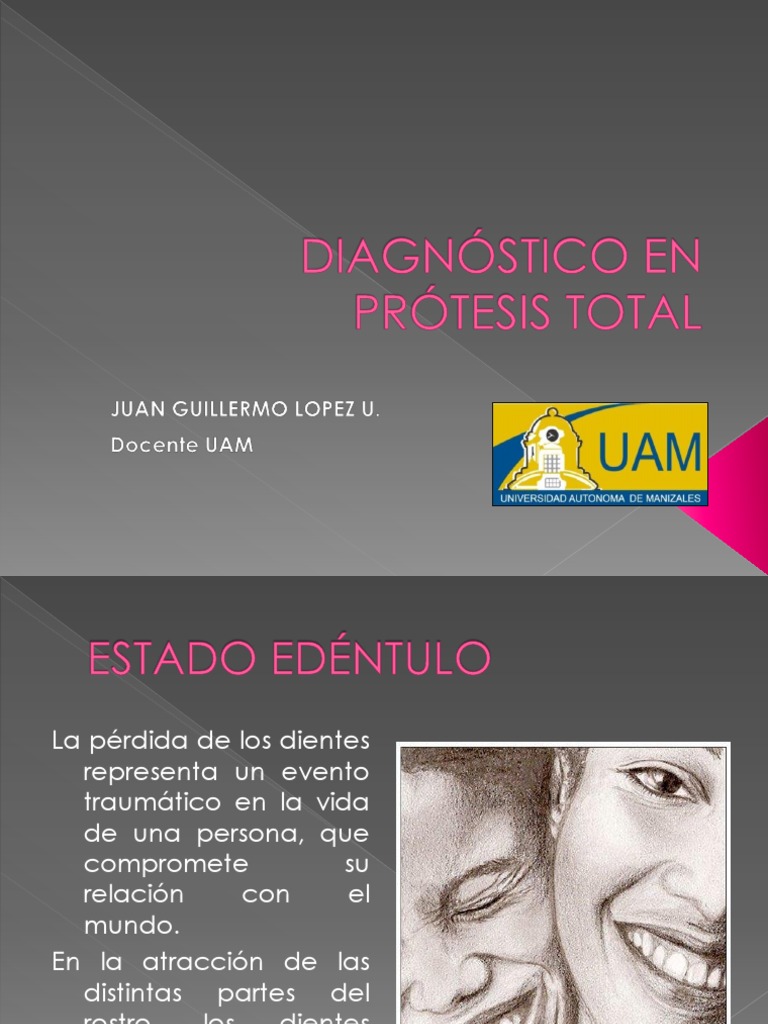 Diagnóstico en Paciente Edéntulo | PDF | Dentadura postiza | Anatomía