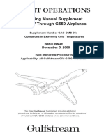 Flight Operations: Operating Manual Supplement For GIV Through G550 Airplanes