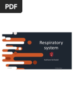 Respiratory System: Haitham N.Khalid