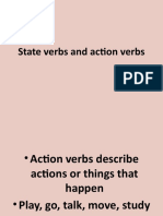 State Verbs and Action Verbs