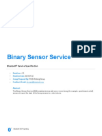 Binary Sensor Service v1.0
