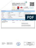 LABORATORY and PATHOLOGY Online Report: Patient Information