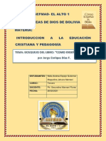 Tarea Bosquejo Como Enseñar La Biblia