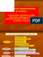 Causas de La Independencia