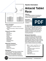 Antacid Tablet Race: Teacher Information