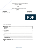 Enterprise Resource Planning (Erp) Assignment 1 ON Hospital Management System (HMS)