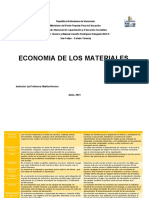 Economia de Los Materiales.
