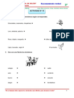 Actividades - RAZ VERBAL 15