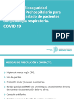 Medidas de Bioseguridad Ámbito Prehospitalario