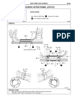 Rocker Outer Panel (Cut-P) : Body Panel Replacement BP-23