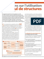 De Calcul de Structures: Réflexions Sur L'utilisation