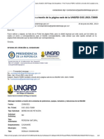 Correo de Unidad Nacional para Gestión Del Riesgo de Desastres - FWD - Nuevo PQRD Recibido A Través de La Página Web de La UNGRD GSC-2021-72669