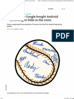 Excerpt - How Google Bought Android-According To Folks in The Room