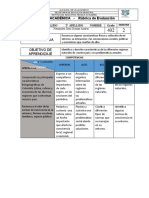 Rubrica Ciencias Sociales 4° Ii Semestre