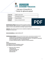 Formato Pauta de Desarrollo de Trabajo Estrategia de Innovación