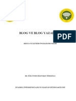 Blog Ve Blog Yazarliği