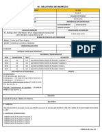 Relatório de inspeção de pintura e análise de documentos