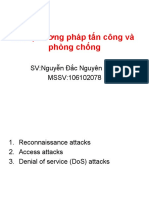 Các phương pháp tấn công và phòng chống